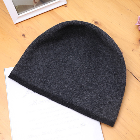 Women Autumn And Winter Warm Simple Wool Hat Beanie