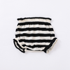 Baby Fashion Cartoon Moon Print Stripe Lace Shorts