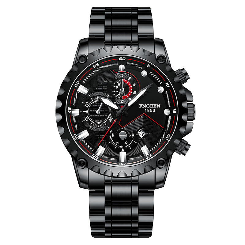 Men's Waterproof Sports Fashion Stainless Steel Watch