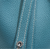 Colorblock Vegetable Basket Leather Bucket Bag
