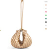 Little Gold Ball Braided Bag Cross Border Women's Bag Armpit BV Bag Female Minority