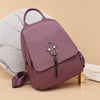 Fashion Solid Color Large Capacity Water Repellent Backpack