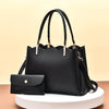 Simple Solid Color Handbag Large Capacity