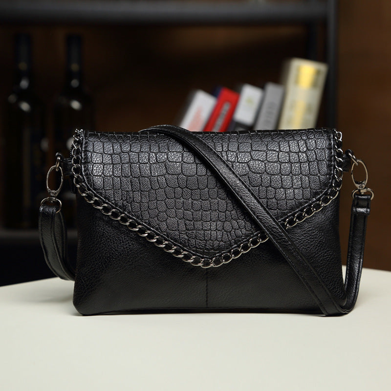 New Style Soft Leather Middle-aged Ladies Single-shoulder Diagonal Bag