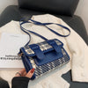 Women's Fashion Plaid Messenger Bag Casual One Shoulder