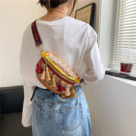 Simple And Versatile Shoulder Bag Messenger Waist Women's Ethnic Style