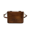 Niche Retro Literary Wooden Double Buckle Women's Messenger Bag