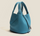 Colorblock Vegetable Basket Leather Bucket Bag
