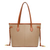 Trendy Fashion One-shoulder Soft Leather Commuter Tote Bag