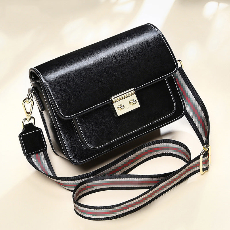 Genuine Leather Fashion One-shoulder Messenger Handbag