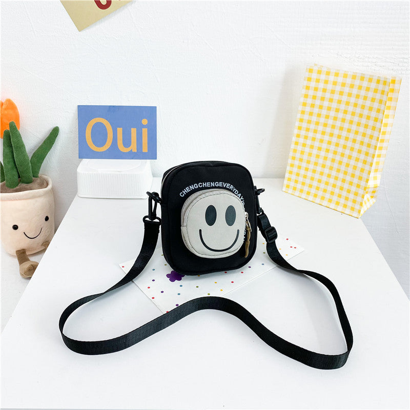 Children's Bag Smiley Face Messenger Bag