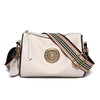 Simple Fashion Wide Strap Single Shoulder Crossbody Bag Head Layer Cowhide