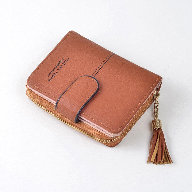 Fashion Women's Hand Holding Foldable Short Wallet