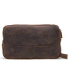 Men's Genuine Leather Vintage First Layer Leather Clutch