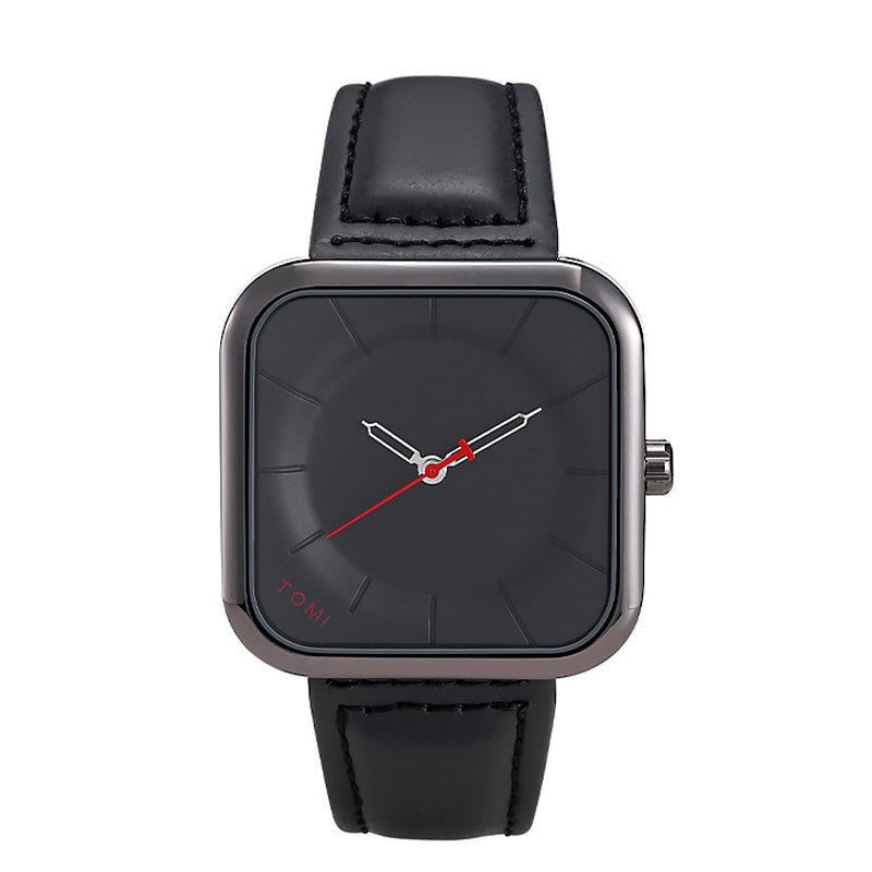 TNordic Minimalist Design Square Watch For Male And Female Students