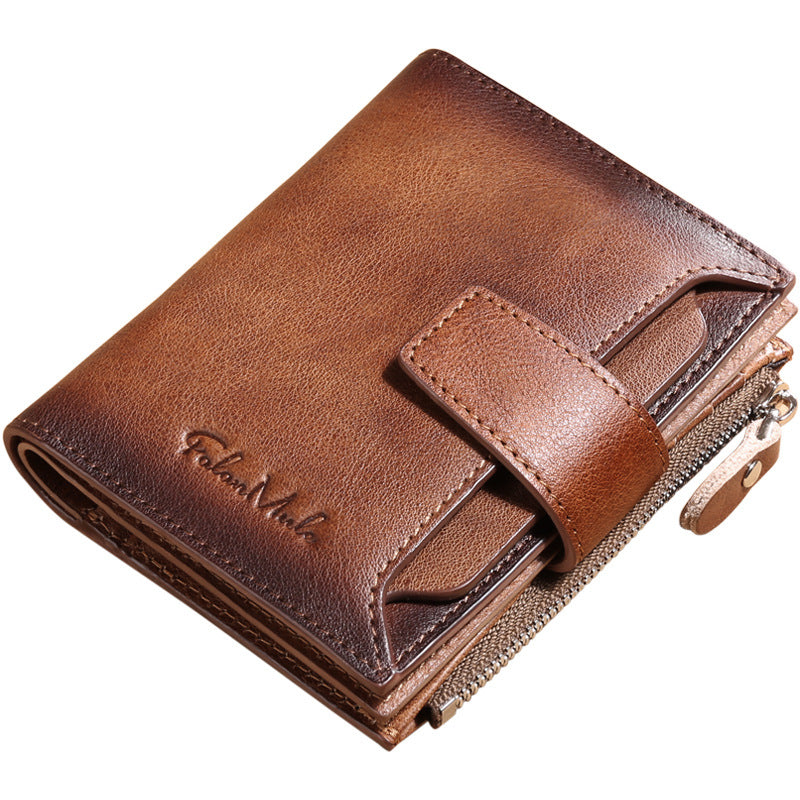 Men's Short Leather Fashion Casual Wallet