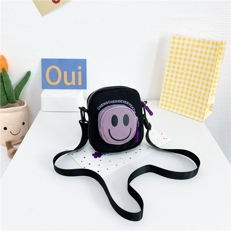 Children's Bag Smiley Face Messenger Bag