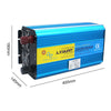 3000W6000W Dual Digital Display Car 12V24V To 220V With Remote Control High Power Pure Sine Wave Inverter