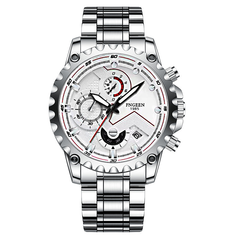 Men's Waterproof Sports Fashion Stainless Steel Watch