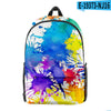 Personality Elements Tie-dye Peripheral Digital Color Backpack