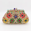 European And American Shell Type Metal Diamond Women's Evening Bag