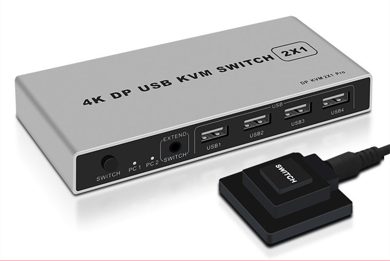 Switch DP2 In 1 Out 4K60HzDPKVM Converter