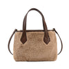 Plush Portable Small Square Bag Trendy And Simple
