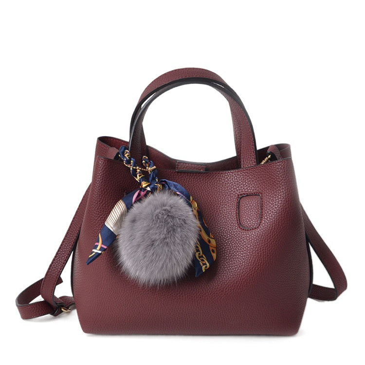 Furry Bag Single Shoulder Diagonal Handbag