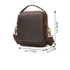 Hot Selling Crazy Horse Leather Small Handbag For Men