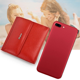 Short Mini Fashion Multi-Card Slot Fashion Leather Women's Wallet