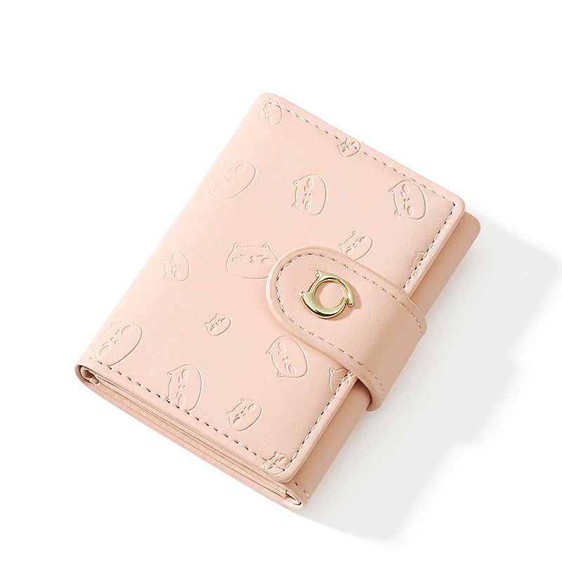 Small Design Folding Short Lady Purse