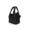 Colorblock Vegetable Basket Leather Bucket Bag