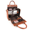 Leather Large Capacity Multi-Pocket Business Laptop Handbags