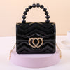 One Shoulder Messenger Mini Chain Key Pearl Jelly Bag