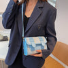 Women's Fashion Plaid Messenger Bag Casual One Shoulder