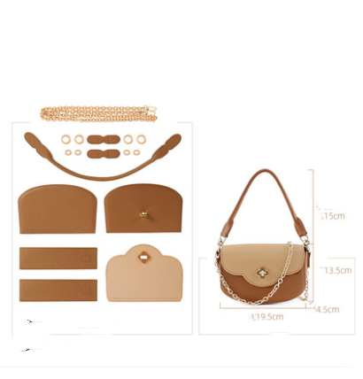 Hand Messenger Women's Diy Handmade Material Bag