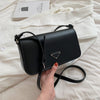 Fashion Pure Color Simple Net Red Style Small Square Bag
