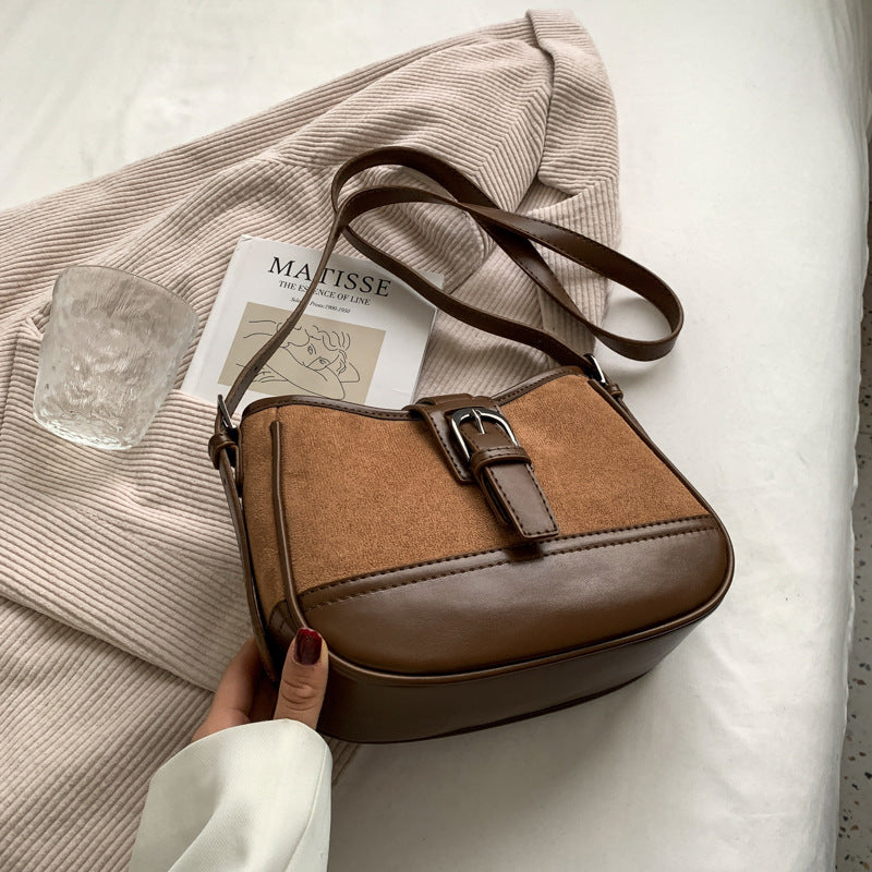 Frosted Retro Women's Fashion Niche Messenger Bag