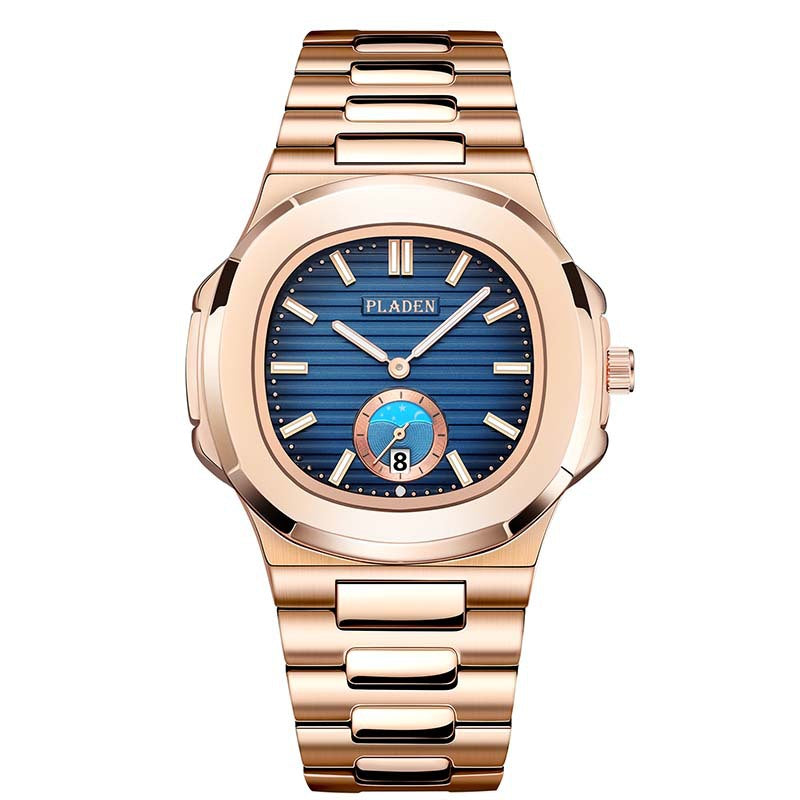 Stainless Steel Waterproof Luminous Men's Watch