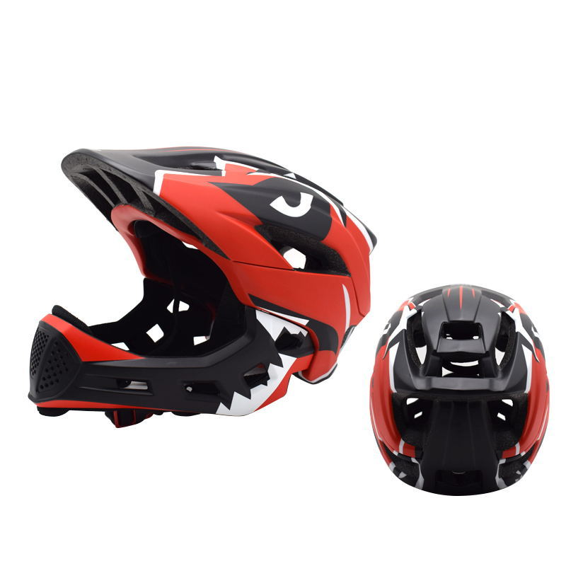 Bicycle Full Face Helmet With Chin Rest