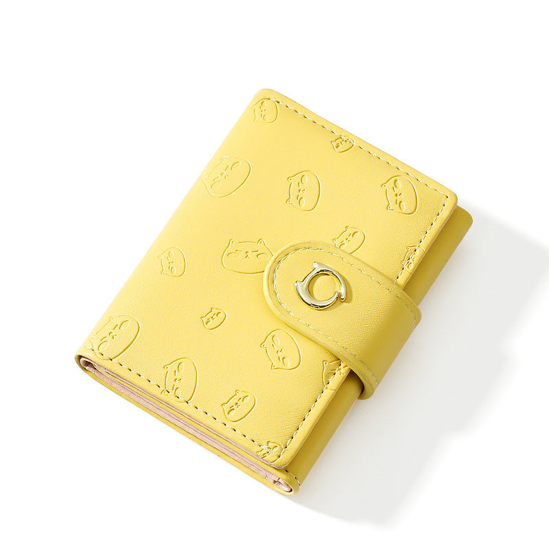Small Design Folding Short Lady Purse