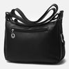 Women Work Bag Multi-pocket Messenger Bag With Zippers Daily Crossbody Bag