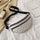 PU Leather Two Tier Waist Bag Shoulder