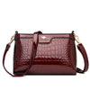 Cross Shoulder Bag Lady Patent Leather Mother
