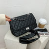 Big Bag All-match Rhombus Embroidery Thread Chain Fashion One-shoulder Messenger Bag