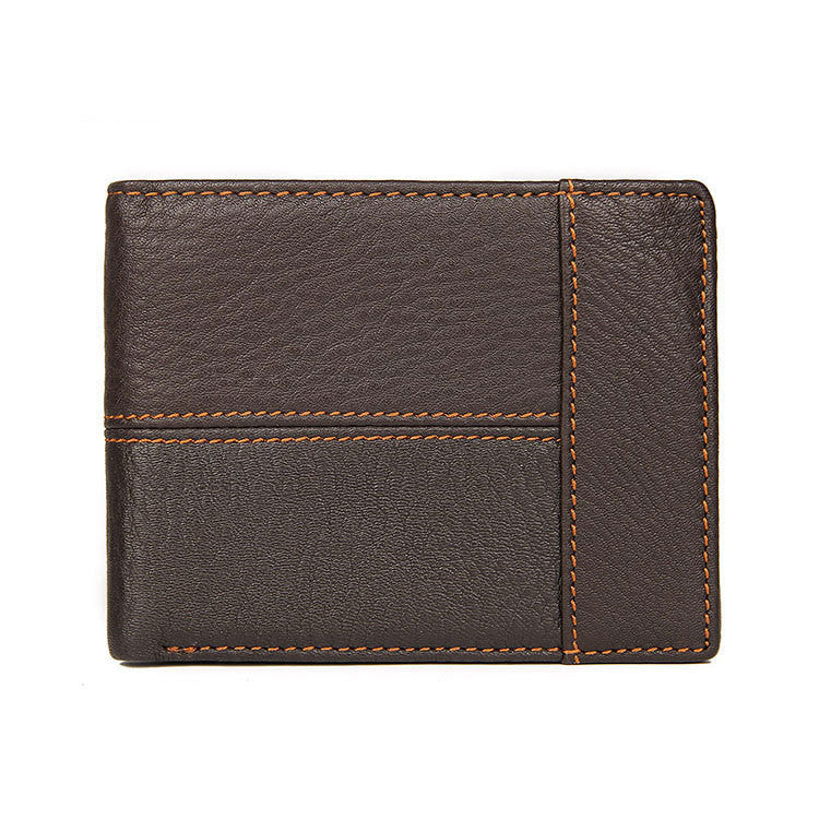 First Layer Leather Wallet Short Leather Wallet