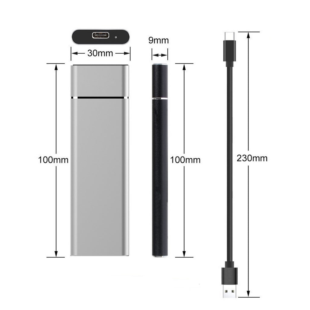 Mobile Solid State Hard Drive 4TB 2TB 1T 500G Mobile Hard Drive