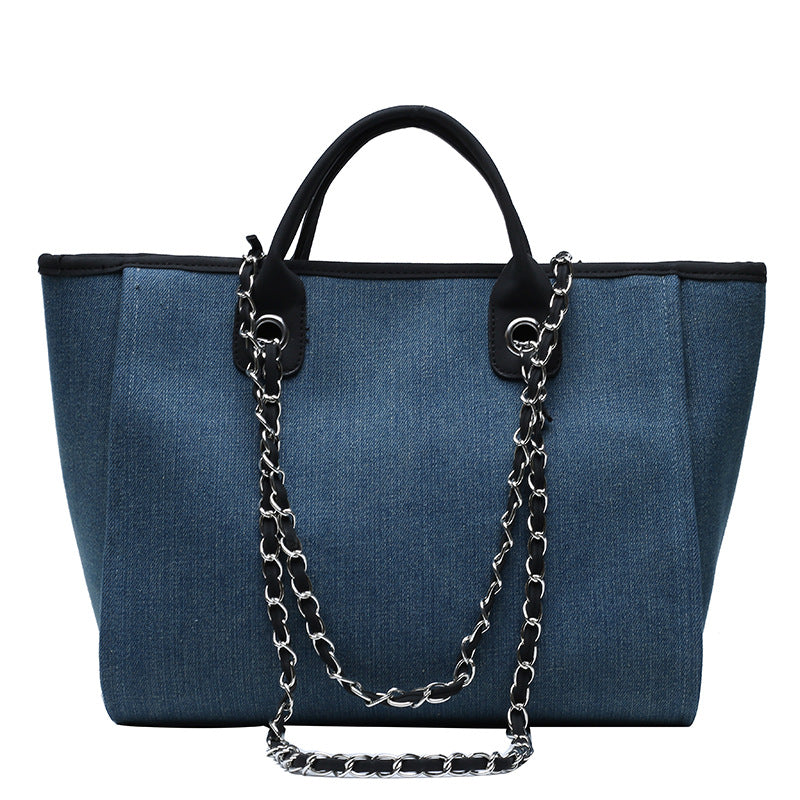 Simple Chain One-shoulder Diagonal Tote Bag