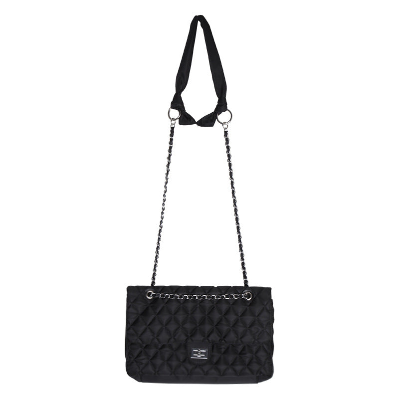 Korean Style Large-capacity Rhombic Chain Shoulder Bag