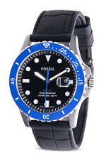 Fossil FB-01 Black Dial Silicon Strap Quartz CE5023 100M Men's Watch